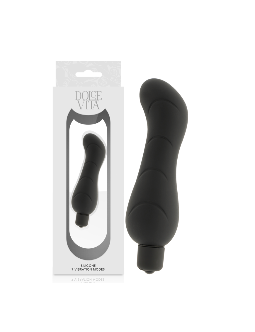 Vibrador Silicona Negro