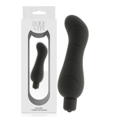 Vibrador Silicona Negro