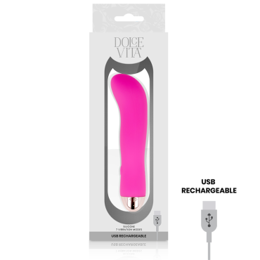 Dolce Vita vibrd Recargable Two Rosa 7 Velocidades