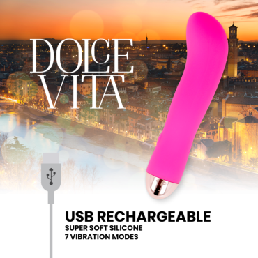 Dolce Vita vibrd Recargable Two Rosa 7 Velocidades