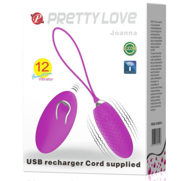 Pretty Love Joanna Huevo vibrd C/R 12 Modos