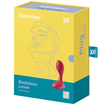 Satisfyer Backdoor Lover Plug Anal vibrd - Rojo