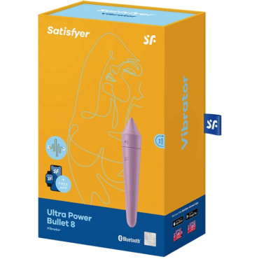 Satisfyer Ultra Power Bullet 8 Bala vibrda Lila