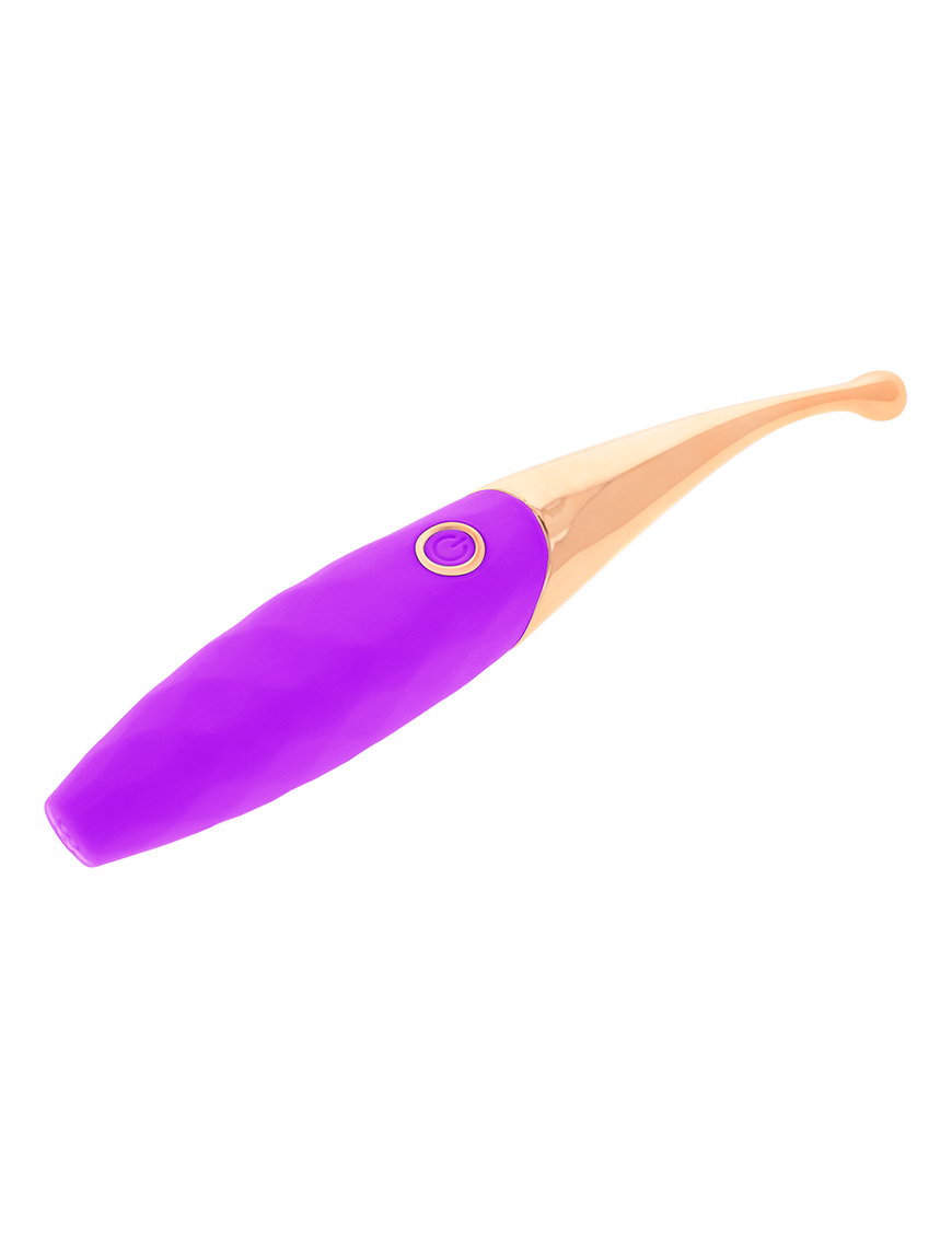 Ohmama Estimulador Clitoris Recargable 36 Modos - Lila-Pinkgold