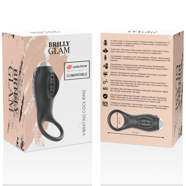 Brilly Glam Alan Anillo Compatible con Watchme Wireless Technology