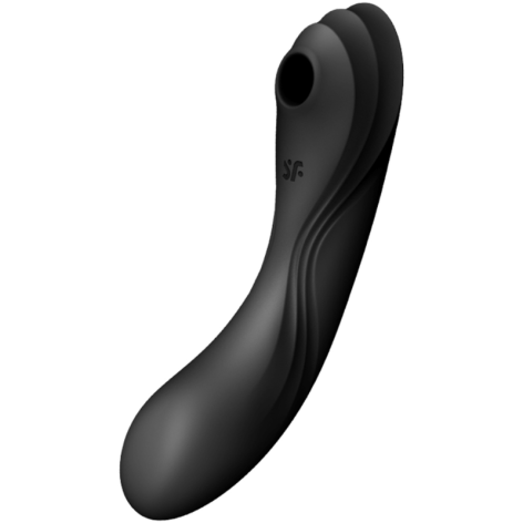 Satisfyer Curvy Trinity 4 Estimulador Y vibrd - Negro