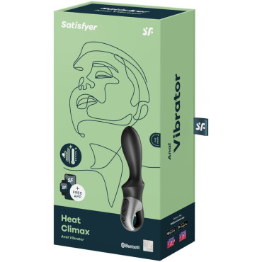 Satisfyer Heat Climax vibrd Anal App - Negro