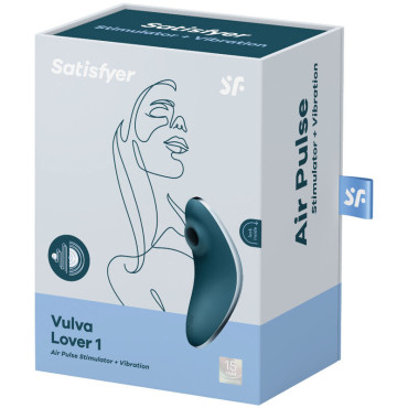 Satisfyer Vulva Lover 1 Estimulador Y vibrd - Azul