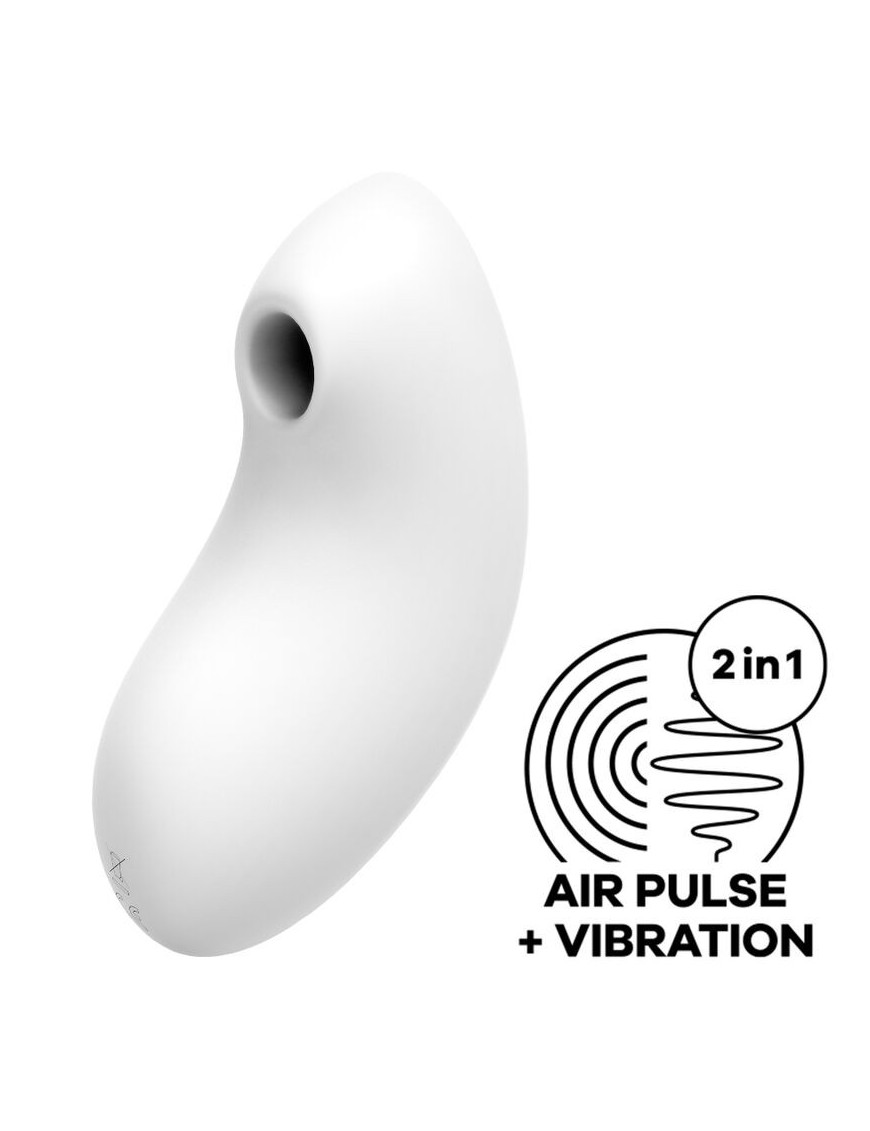 Satisfyer Vulva Lover 2 Estimulador Y vibrd - Blanco