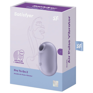 Satisfyer Pro To Go 2 Estimulador Y vibrd Doble - Violeta