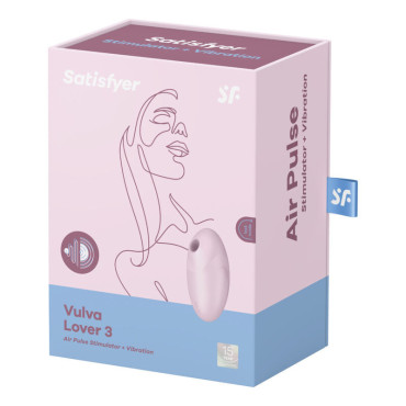 Satisfyer Vulva Lover 3 Estimulador Y vibrd - Rosa