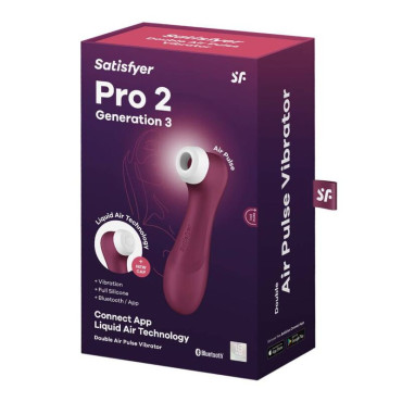 SATISFYER PRO 2 GENERACIÓN 3 - GRANATE   BLUETOOTH &  APP