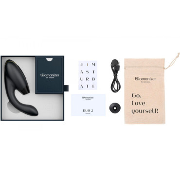 WOMANIZER - DUO 2 ESTIMULADOR NEGRO