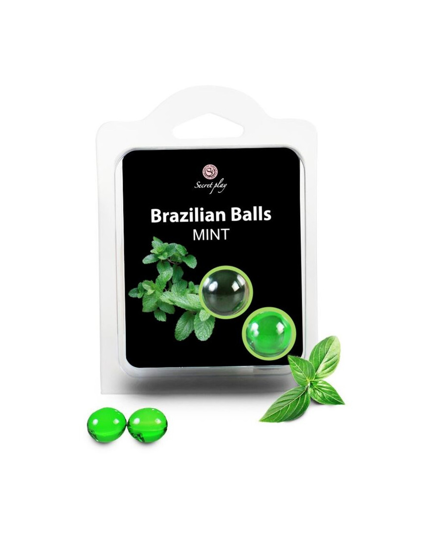 Secretplay Brazilian Balls  Menta Set  2 Bolas