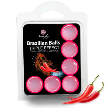 Secret Play Set 6 Brazilian Balls Triple Ef.