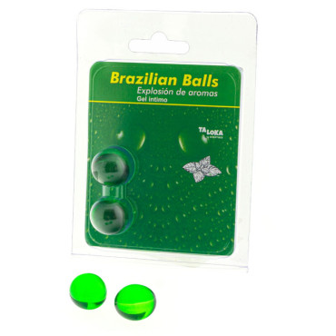 - Brazilian Balls Gel Íntimo Menta 2 Bolas