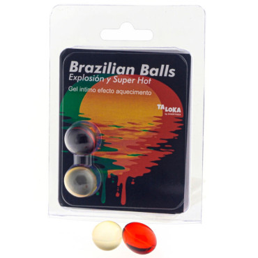 - Brazilian Balls Gel Excitante Ef. Super Caliente 2 Bolas