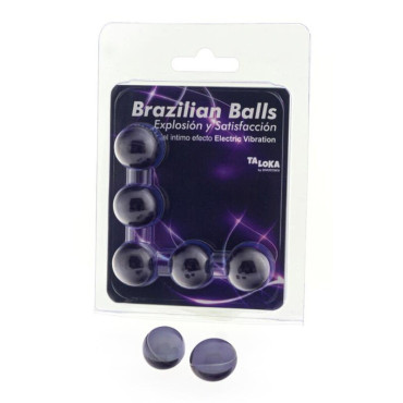 - Brazilian Balls Gel Excitante Ef. Vibración Eléctrica 5 Bolas
