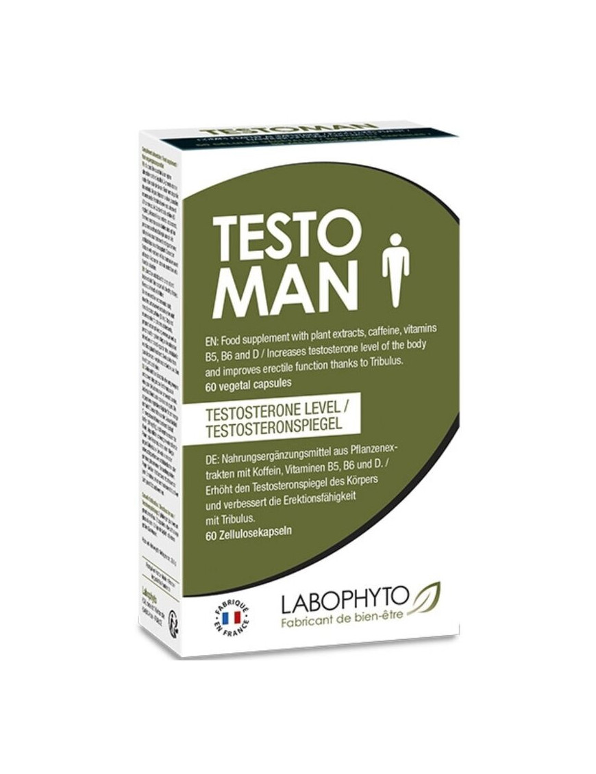 Testoman Complemento Alimenticio Testosterona 60 Capsulas