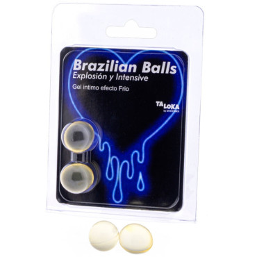 - Brazilian Balls Gel Excitante Ef. Frio Y Vibración 2 Bolas