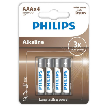 Philips Alkaline Pila Aaa...