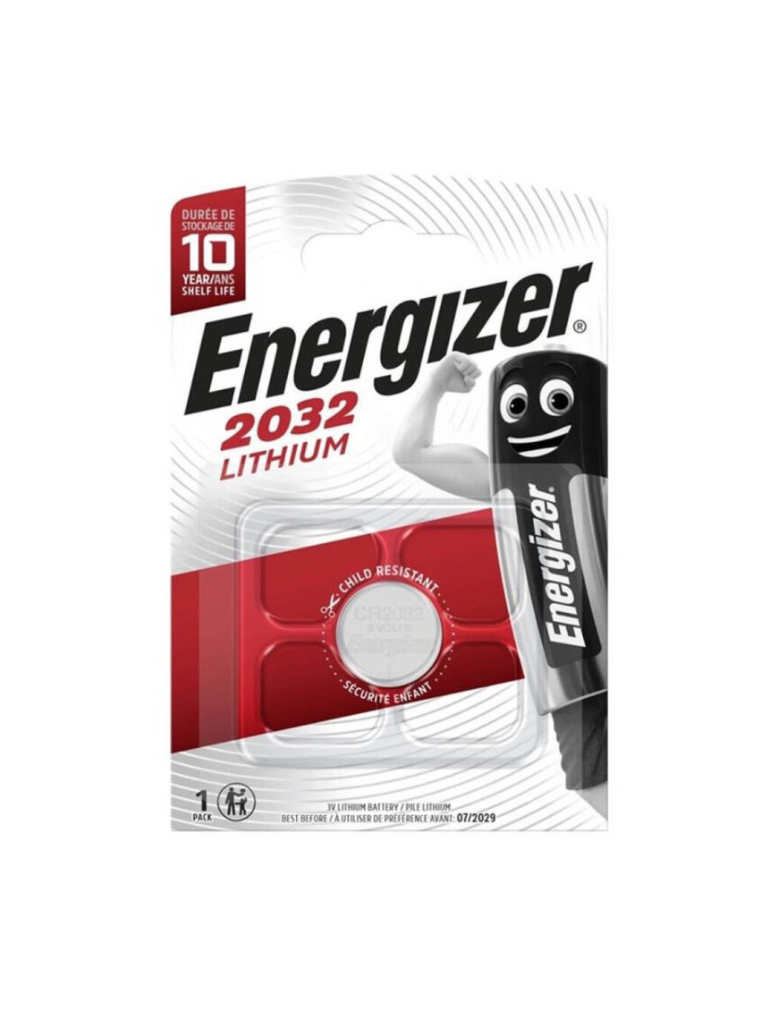 ENERGIZER PILA BOTON LITIO CR2032 3V BLISTER*1