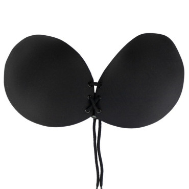 Bye Bra Sujetador Adhesivo Entrelazado Negro Size B