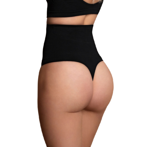 Bye Bra Faja Sin Costuras Estilo Tanga Negro L