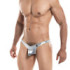 Cut4Men - Tanga con Push Up Plateado Xl