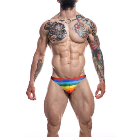 Cut4Men - Tanga C4M03 Provocative Rainbow  L