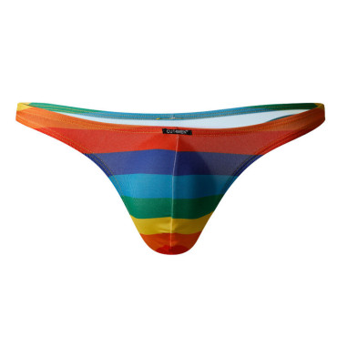 Cut4Men - Tanga C4M03 Provocative Rainbow  L