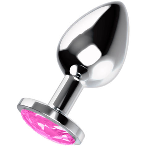 Ohmama Plug Anal con Cristal Rosa L