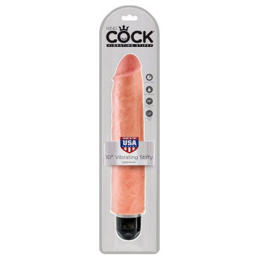 King Cock vibrd Realistico Stiffy 25.4 cm - Natural