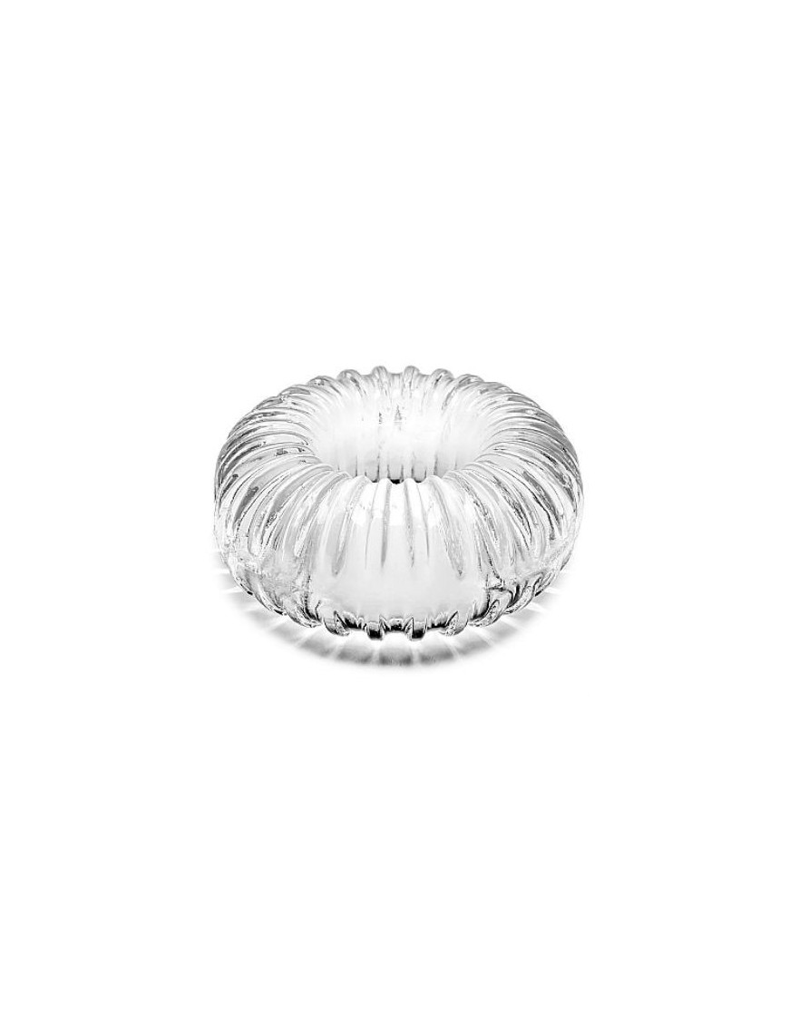 Perfect Fit Ribbed Anillo Transparente