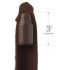 Pipedreams Sleeve 22,86 cm + 7,62 cm Plug Brown