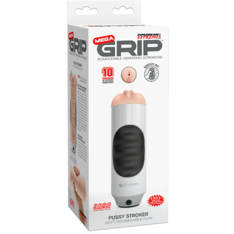 Pipedream Extreme Toyz Mega Grip Vagina Masturbador vibrd