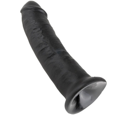 King Cock 9" Pene Negro 22.9 cm