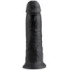 King Cock 10" Pene Negro 25 cm