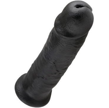 King Cock 10" Pene Negro 25 cm