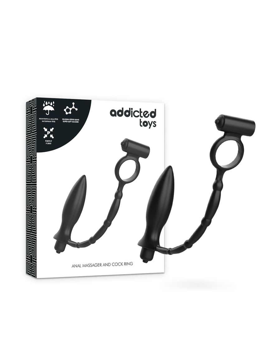 Addicted Toys Plug Anal con Anillo vibrd