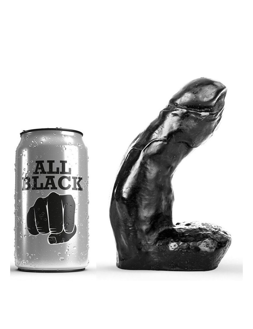 Consolador Negro Real. 15cm