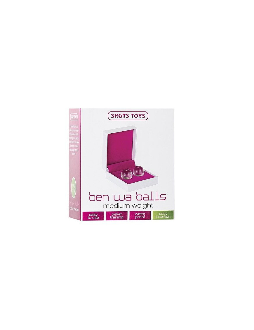 BEN WA BALLS CRISTAL MEDIANAS TRANSPARENTE (22MM) 12 GRAMOS