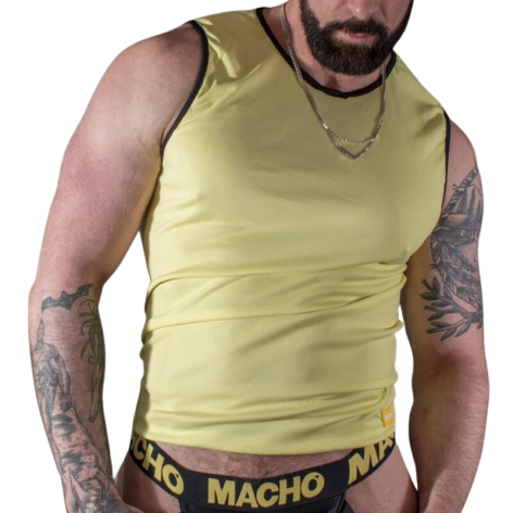 MACHO CAMISETA AMARILLO S/M