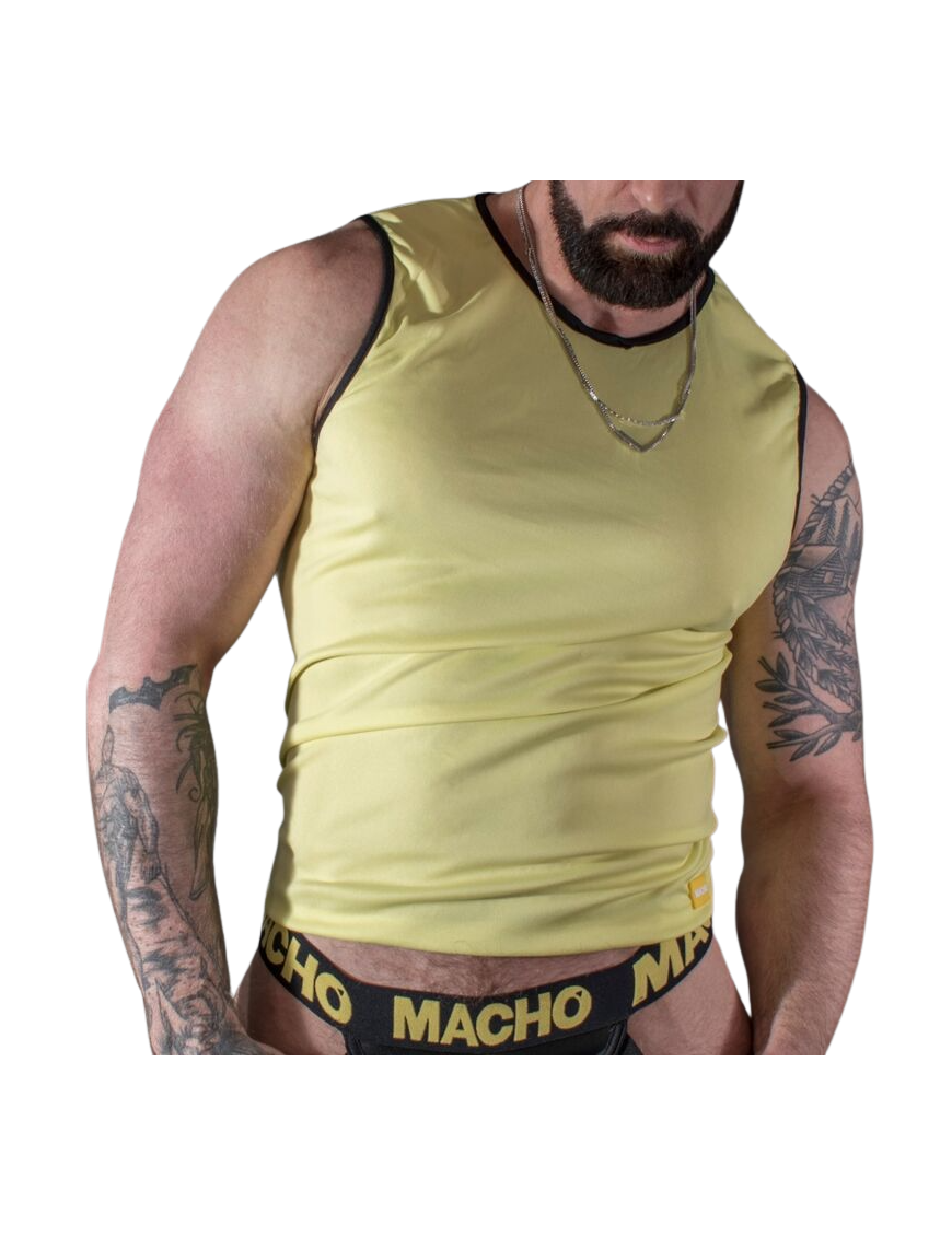 MACHO CAMISETA AMARILLO L/XL